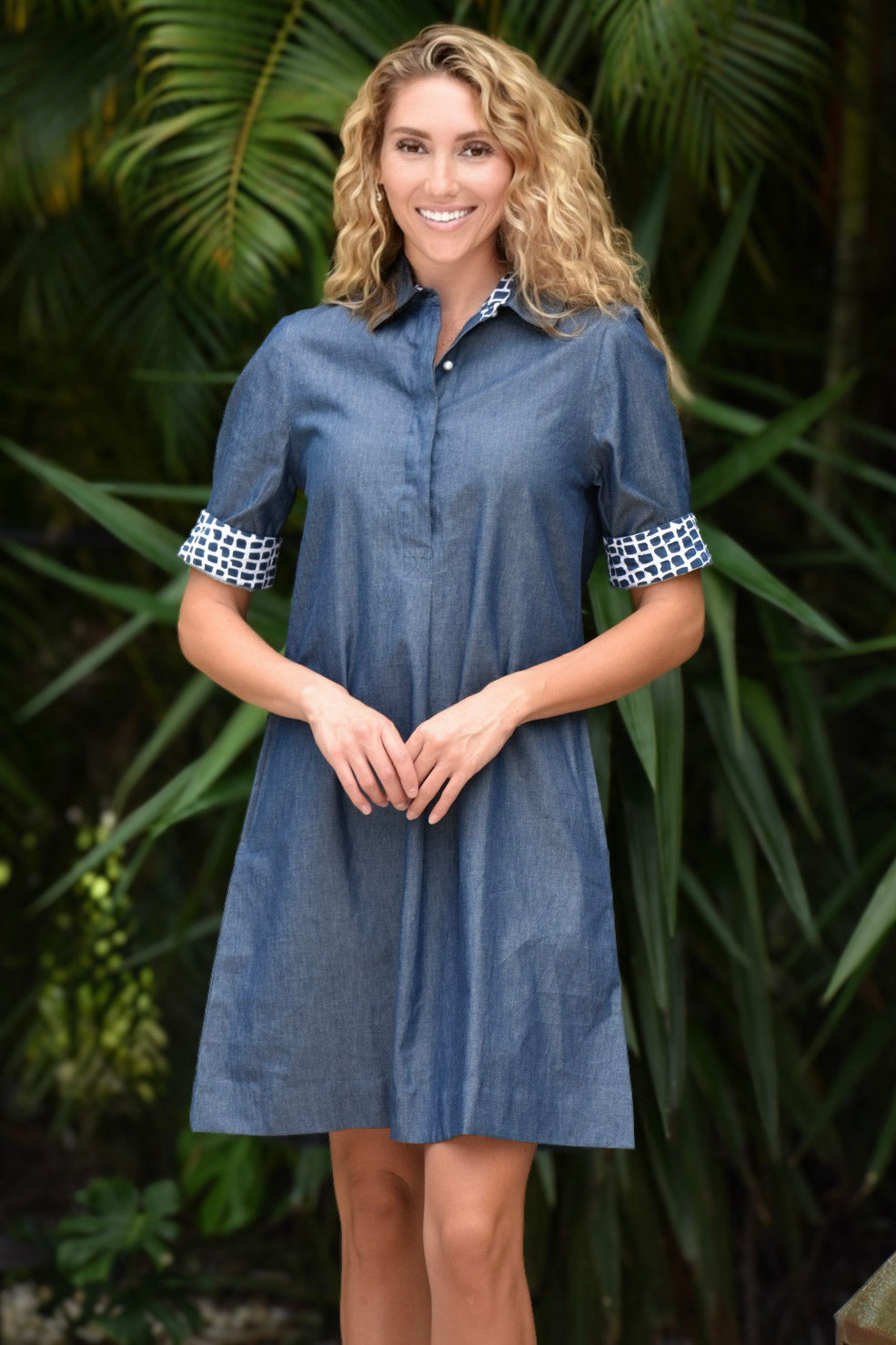 Charlize Dress Denim