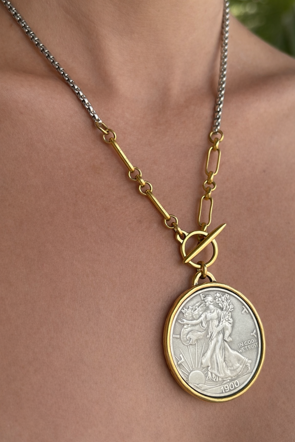 Angela Coin Necklace