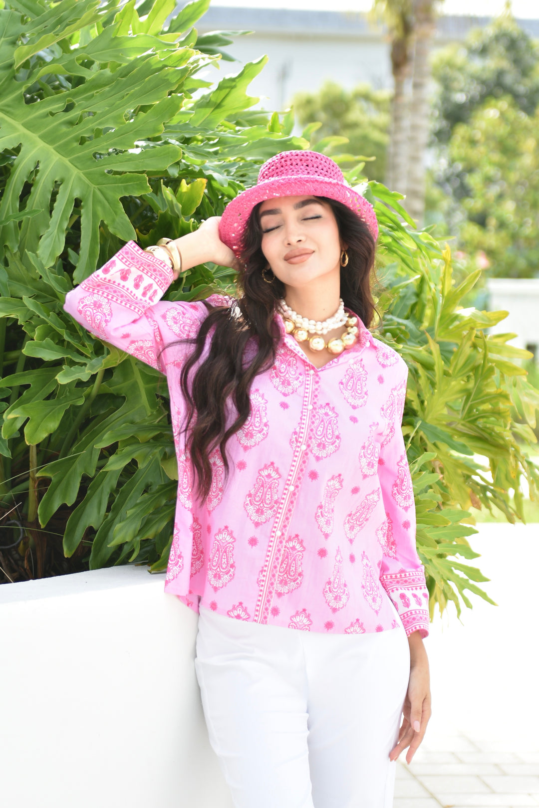 Boho Shirt Bubble Yum Pink