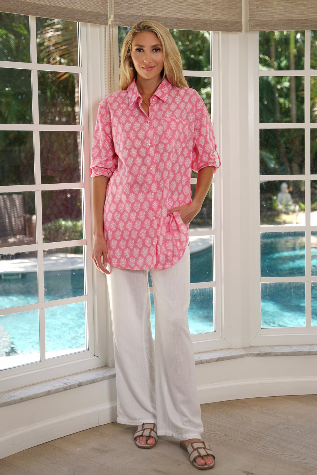 Boyfriend Shirt Bahama Pink
