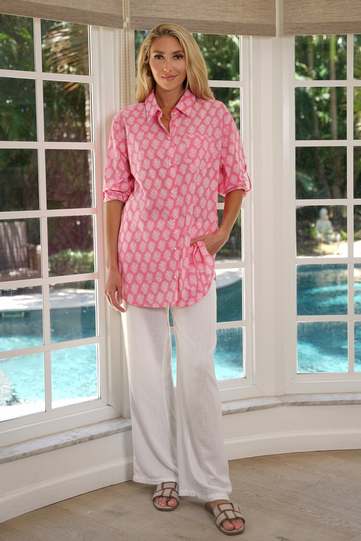 Boyfriend Shirt Bahama Pink