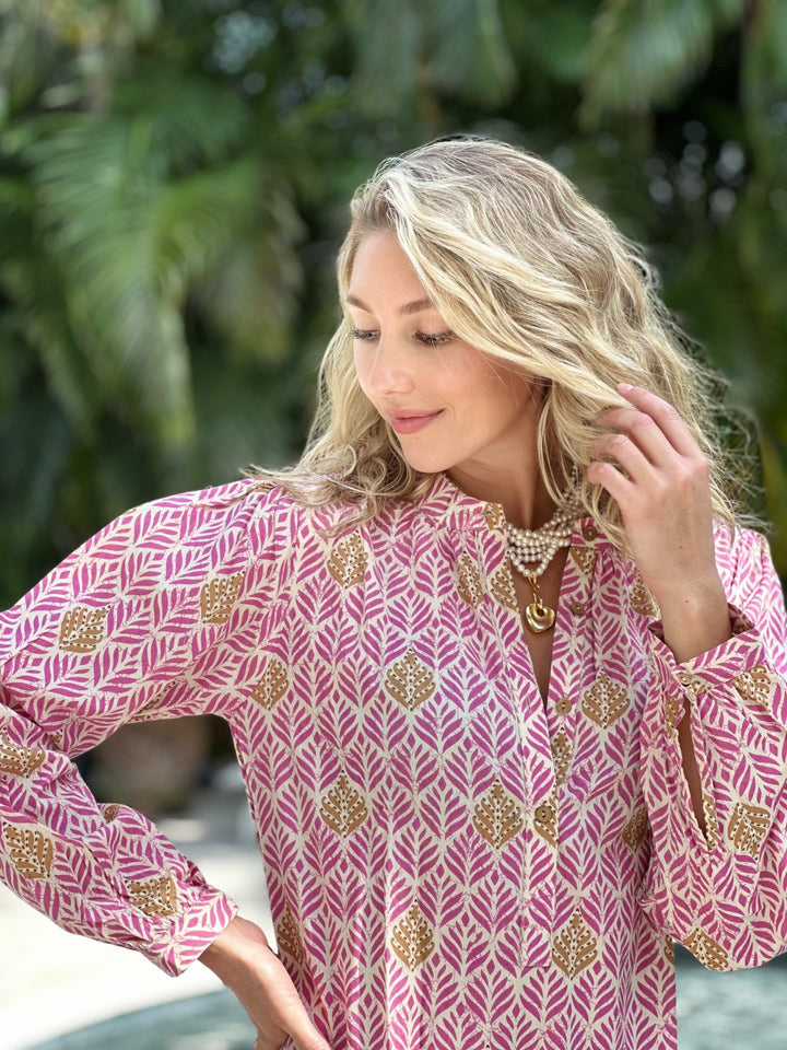 Sunita Kaftan Colony Pink