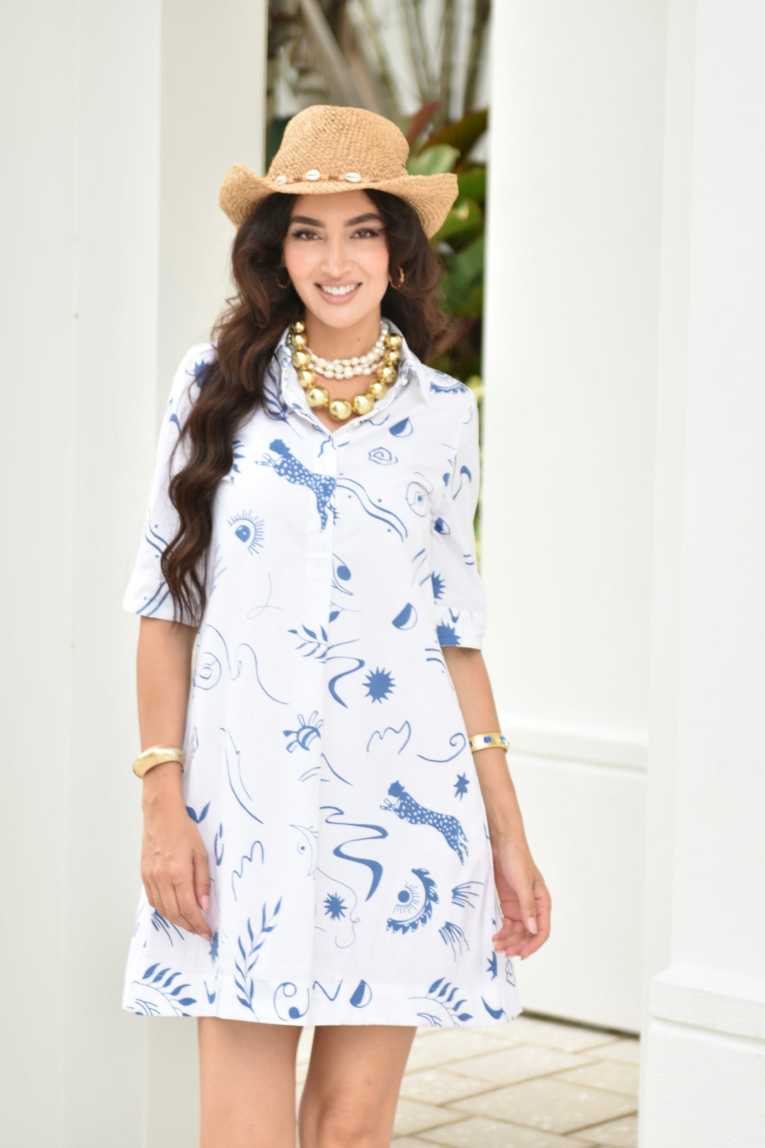 Charlotte Dress Santorini