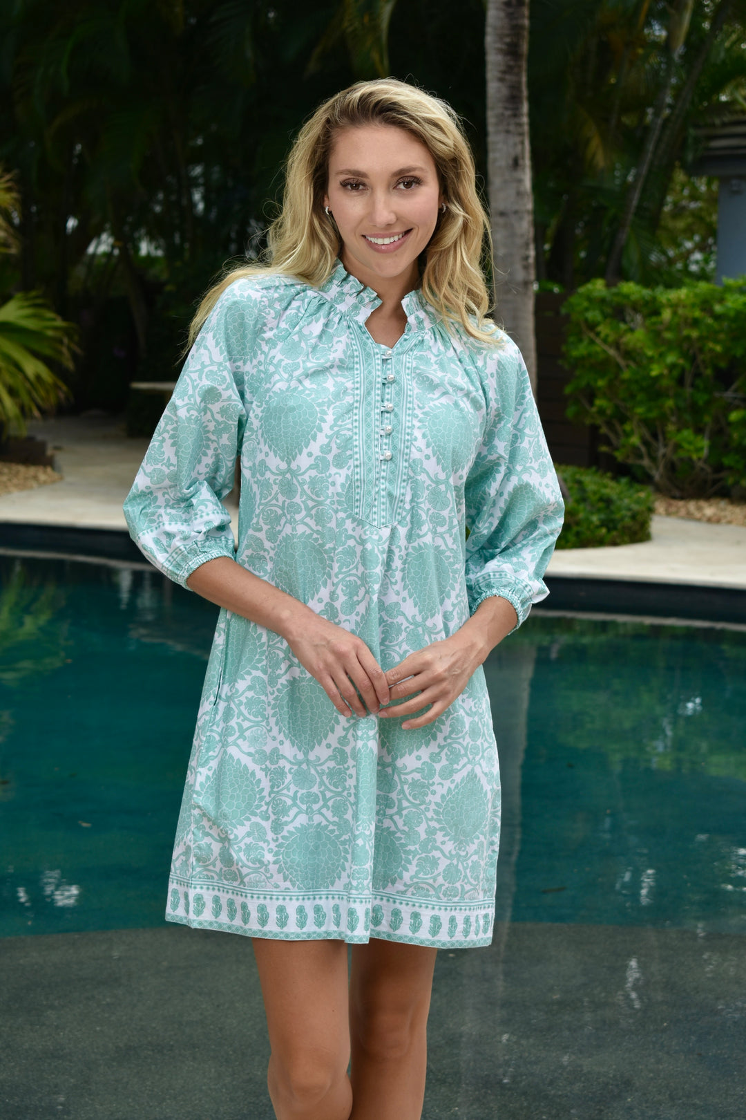 Claire Dress Tobacco Leaf Sage