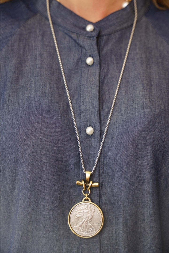 Sadie Necklace Coin