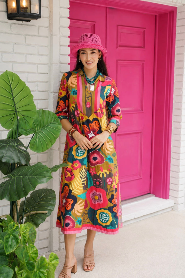 Darviny Kaftan Fall Blossom