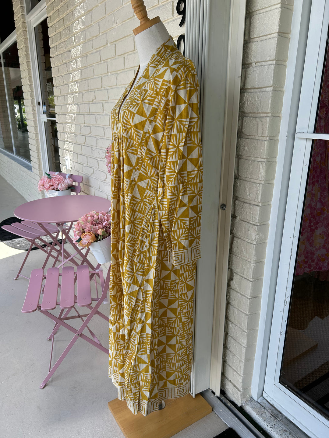 Karolina Dress Mustard