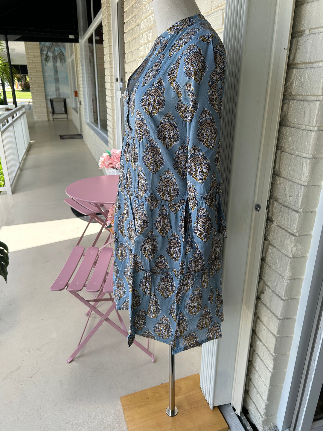 Garden Dress Bahama Blue