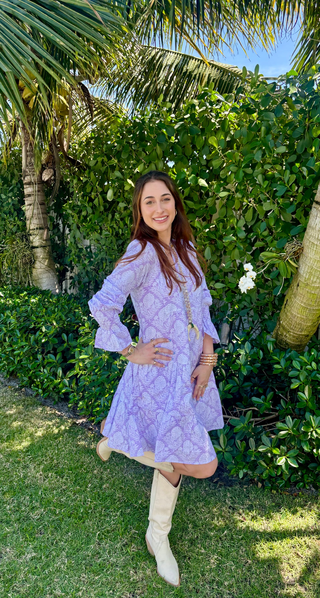 Malibu Dress Hydrangea Purple