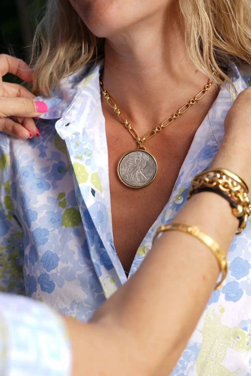 Turn of The Century Coin Necklace