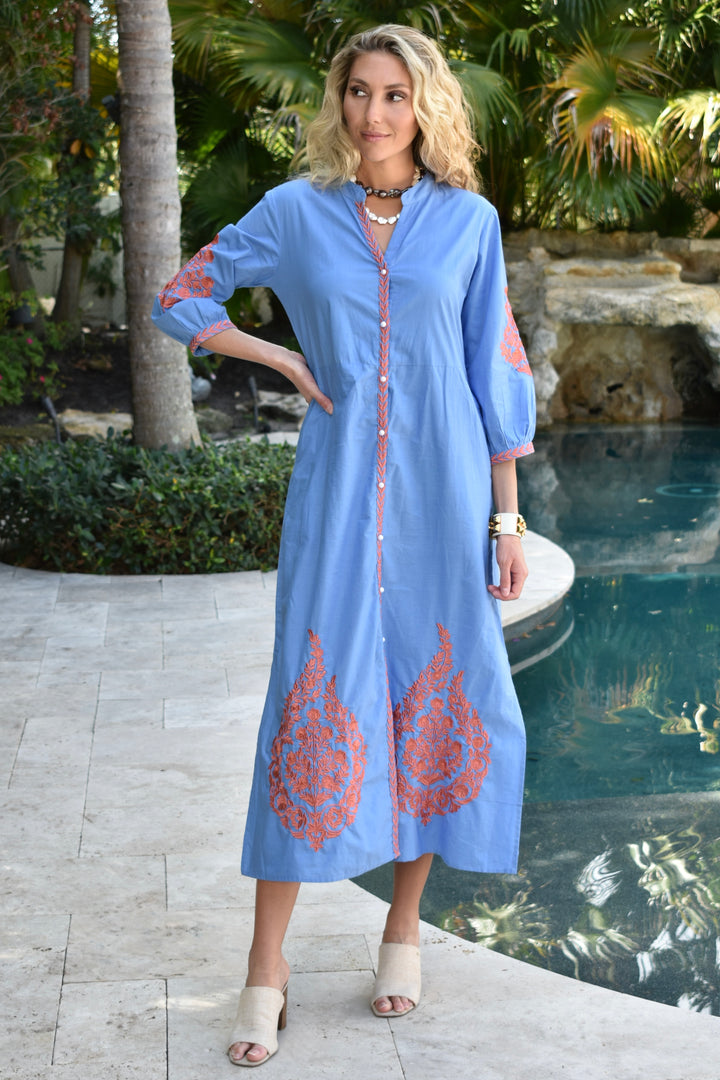 Mykonos Dress Gasparilla Coral