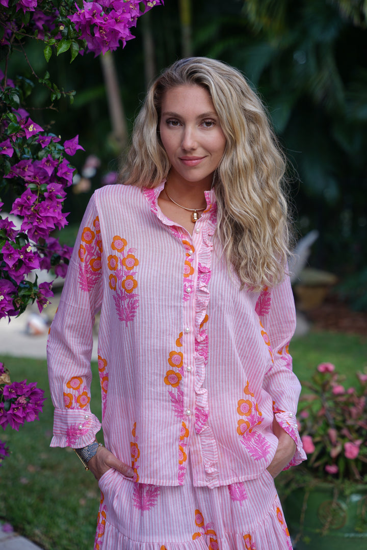 Scarlett Top Bouquet Pink