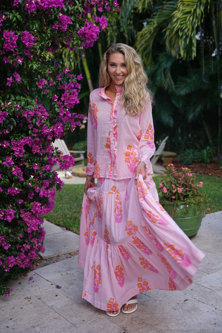 Scarlett Top Bouquet Pink