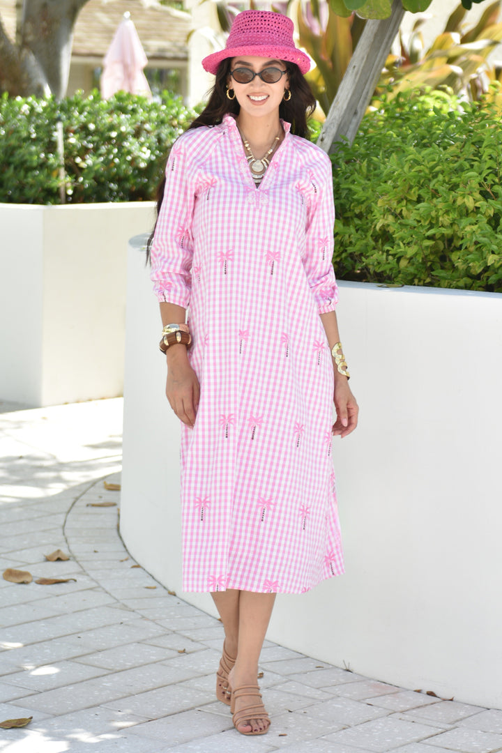 St. Tropez Dress Rosé Palms