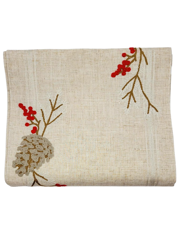 The Pine Berry Table Runner